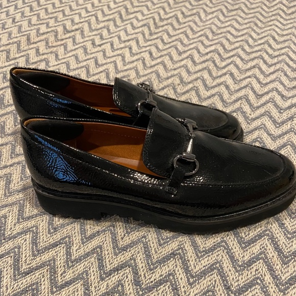 Franco Sarto Cason Black Patent Loafers | Size 6 | NWT - Picture 7 of 7